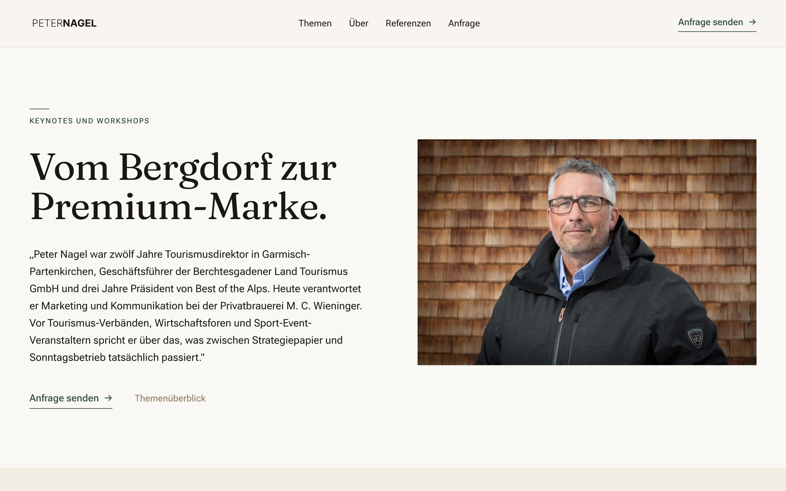 Website von Peter Nagel